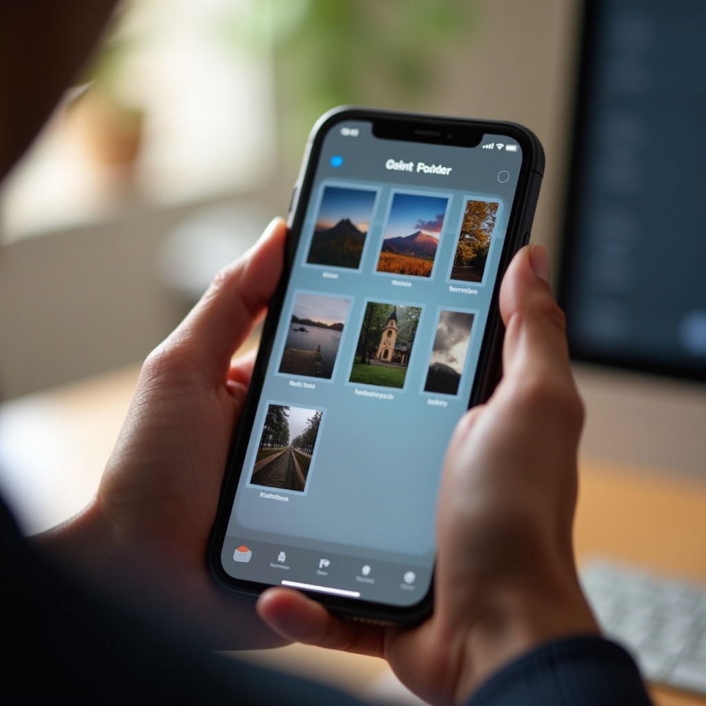 how to make a hidden folder on iphone
