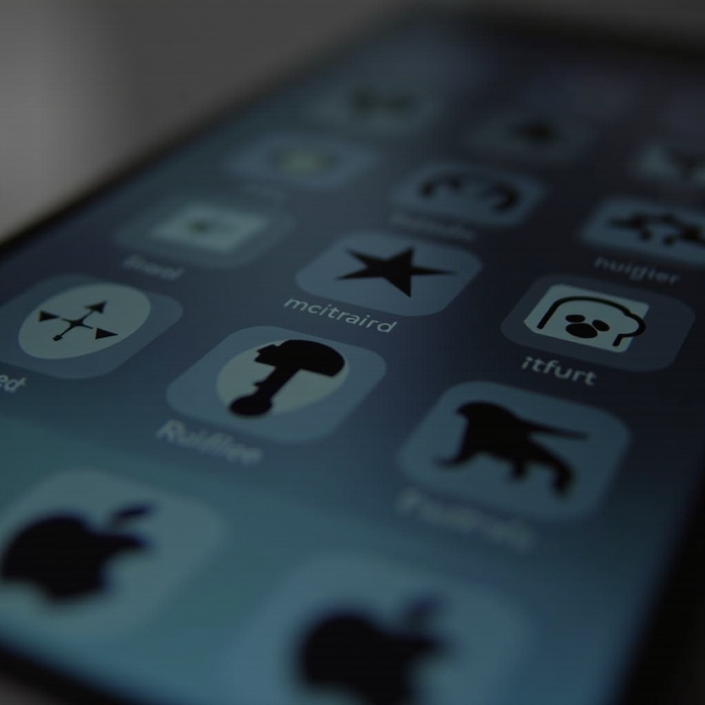 why are my icons black on my iphone